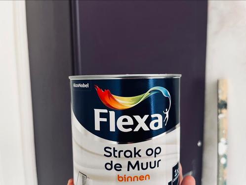 nieuwe (4-202) FLEXA- STRAK OP DE MUUR  S6029-R50B =paars, Doe-het-zelf en Verbouw, Verf, Beits en Lak, Nieuw, Verf, Minder dan 5 liter
