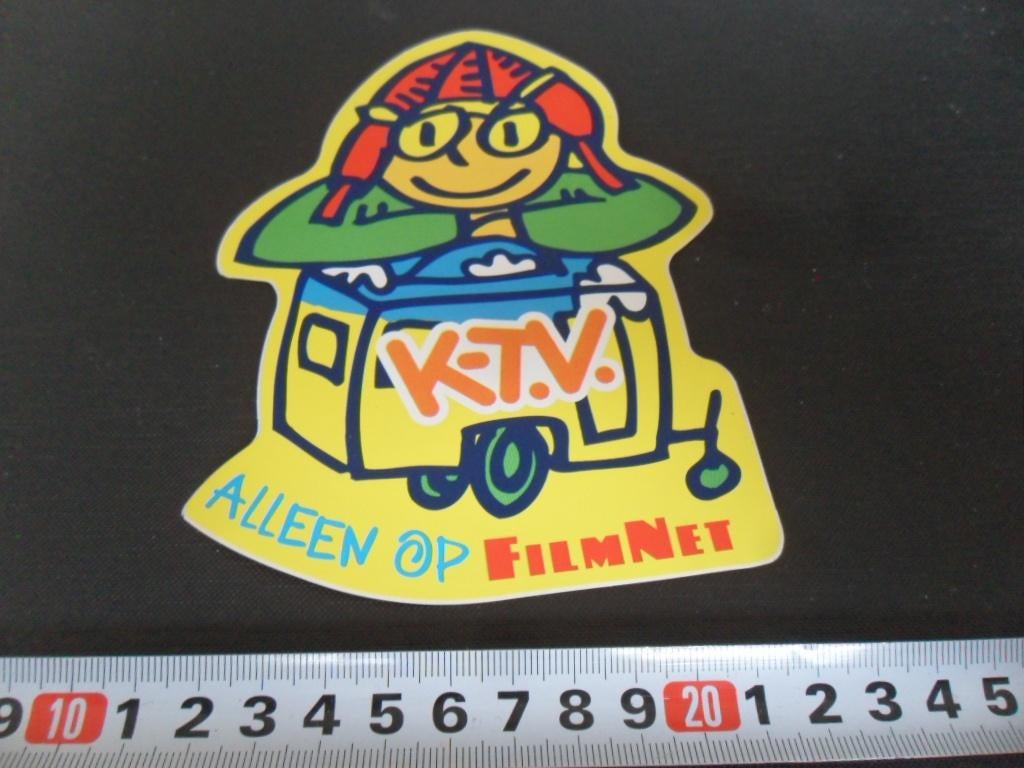 sticker K-T,V, Alleen op Filmnet *, Ophalen, Zo goed als nieuw