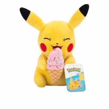 Pokémon Pikachu knuffel met ijsje 20 cm NIEUW beschikbaar voor biedingen