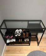 Schoenenrek met glazen blad, Ophalen, Zo goed als nieuw