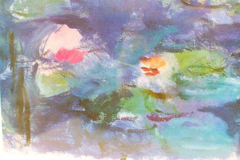 Schilderij / prent van water met waterlelies 39582, Ophalen of Verzenden, Voor 1920, Ongelopen, Utrecht