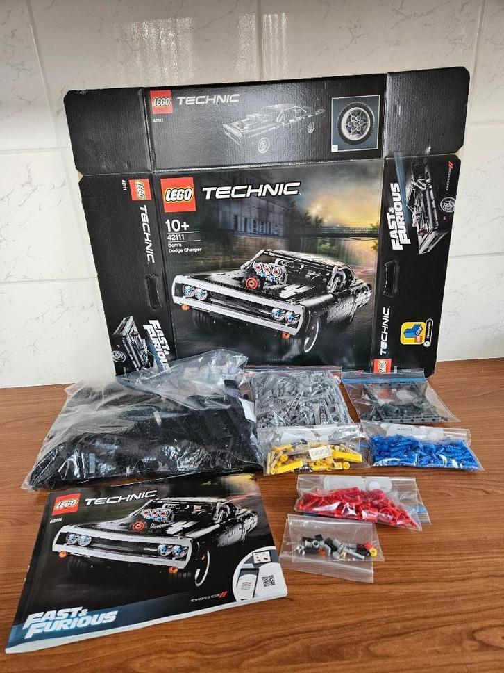 Lego technic 42111 Doms Dodge Charger, Kinderen en Baby's, Speelgoed | Duplo en Lego, Zo goed als nieuw, Lego, Complete set, Ophalen of Verzenden