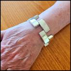 UNIEKE Buddha to Buddha armband maat E, Ophalen of Verzenden, Zo goed als nieuw, Zilver, Zilver