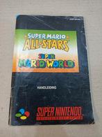 Super Mario All Stars Super Mario World Handleiding, Spelcomputers en Games, Games | Nintendo Super NES, Gebruikt, 2 spelers, Ophalen of Verzenden