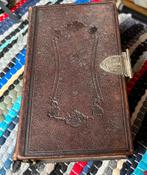 Antiek Boek der Psalmen1861met Zilveren Slot en Inscriptie, Ophalen of Verzenden