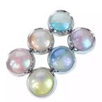 6 kleuren Parel Spiegel Chrome Poeder set In Doos. Nail art., ., Nieuw, Ophalen of Verzenden, .
