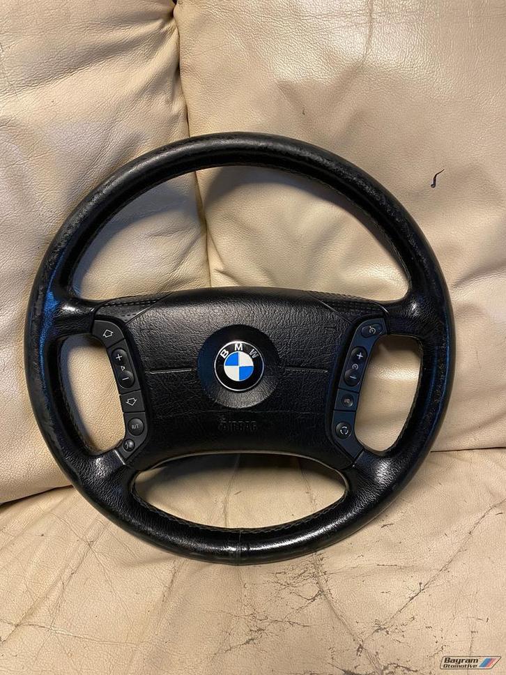 Bmw X5 stuur mf zwart leder E39 E53 5-serie stuurwiel, Auto-onderdelen, Besturing, BMW, Gebruikt, Ophalen of Verzenden