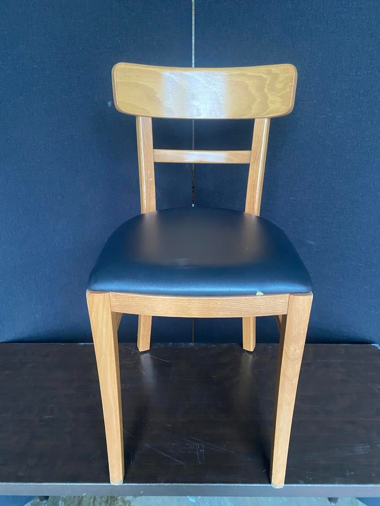 Partij restaurant cafe kantine stoelen stoel bruin hout, Ophalen, Zo goed als nieuw, Stoel(en)