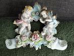 Brocante  roccoco porselein engeltjes Swarovski, Antiek en Kunst, Antiek | Porselein, Ophalen of Verzenden