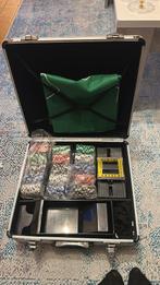 compleet pokerset niet gebruikt met koffer., Hobby en Vrije tijd, Gezelschapsspellen | Kaartspellen, Ophalen of Verzenden