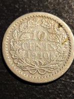 10 cent 1910, Postzegels en Munten, Munten | Nederland, Ophalen of Verzenden