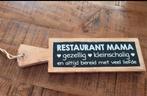 Tekstbord Restaurant Mama - Gezellig & Liefdevol, Ophalen of Verzenden, Zo goed als nieuw