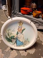 Vintage Boch La Louvière Wandbord - La Laitière, Antiek en Kunst, Ophalen of Verzenden