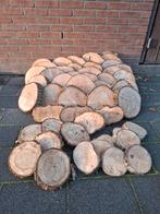 Gedroogde Houtschijven - Diverse Maten, Tuin en Terras, Haardhout, Minder dan 3 m³, Ophalen of Verzenden, Overige houtsoorten