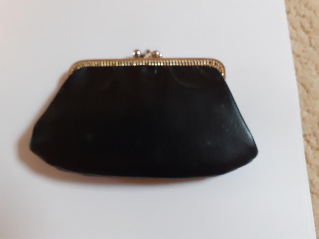 portemonnee 85 jaar oud in keurige staat, Sieraden, Tassen en Uiterlijk, Portemonnees, Ophalen of Verzenden, Gebruikt, Zwart