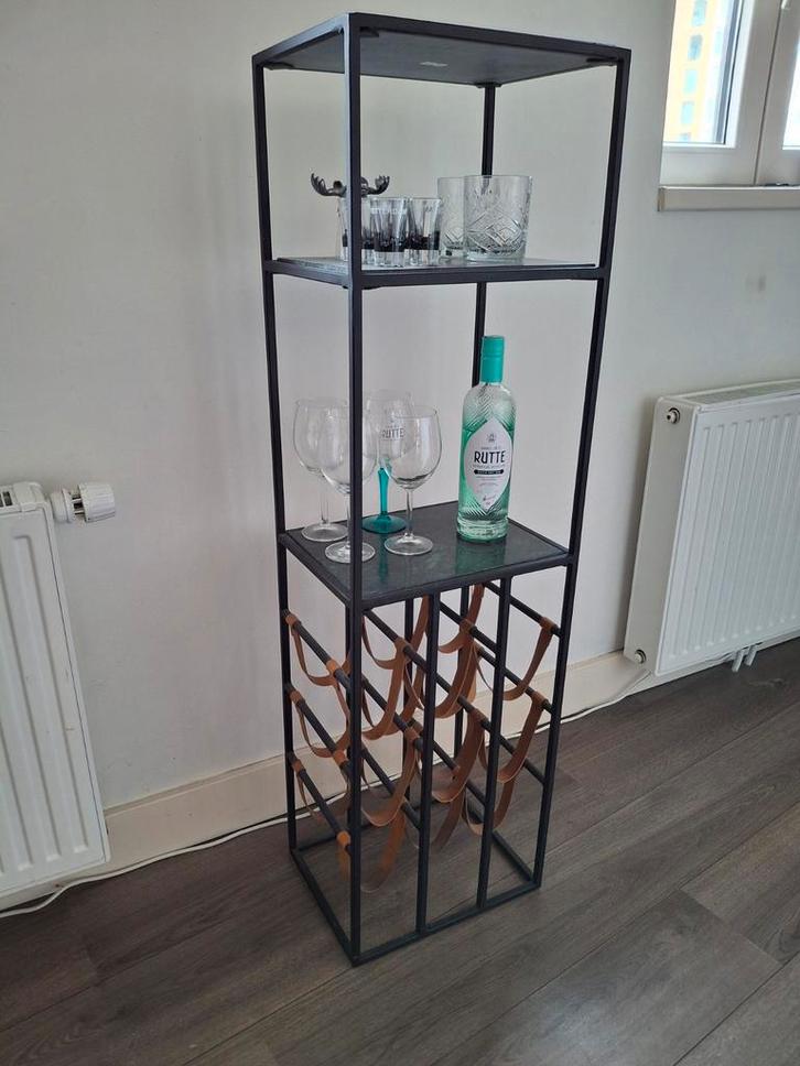 Wijnrek, Huis en Inrichting, Woonaccessoires | Wijnrekken, Zo goed als nieuw, 75 cm of meer, Overige materialen, 5 tot 15 flessen