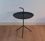 HAY DLM XL - bijzettafel zwart, Huis en Inrichting, Tafels | Bijzettafels, Minder dan 55 cm, Metaal of Aluminium, Rond, Zo goed als nieuw