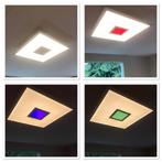 Dimbare plafondlamp 45 x 45 cm wit of kleur, Ophalen of Verzenden, Zo goed als nieuw, Kunststof, Modern