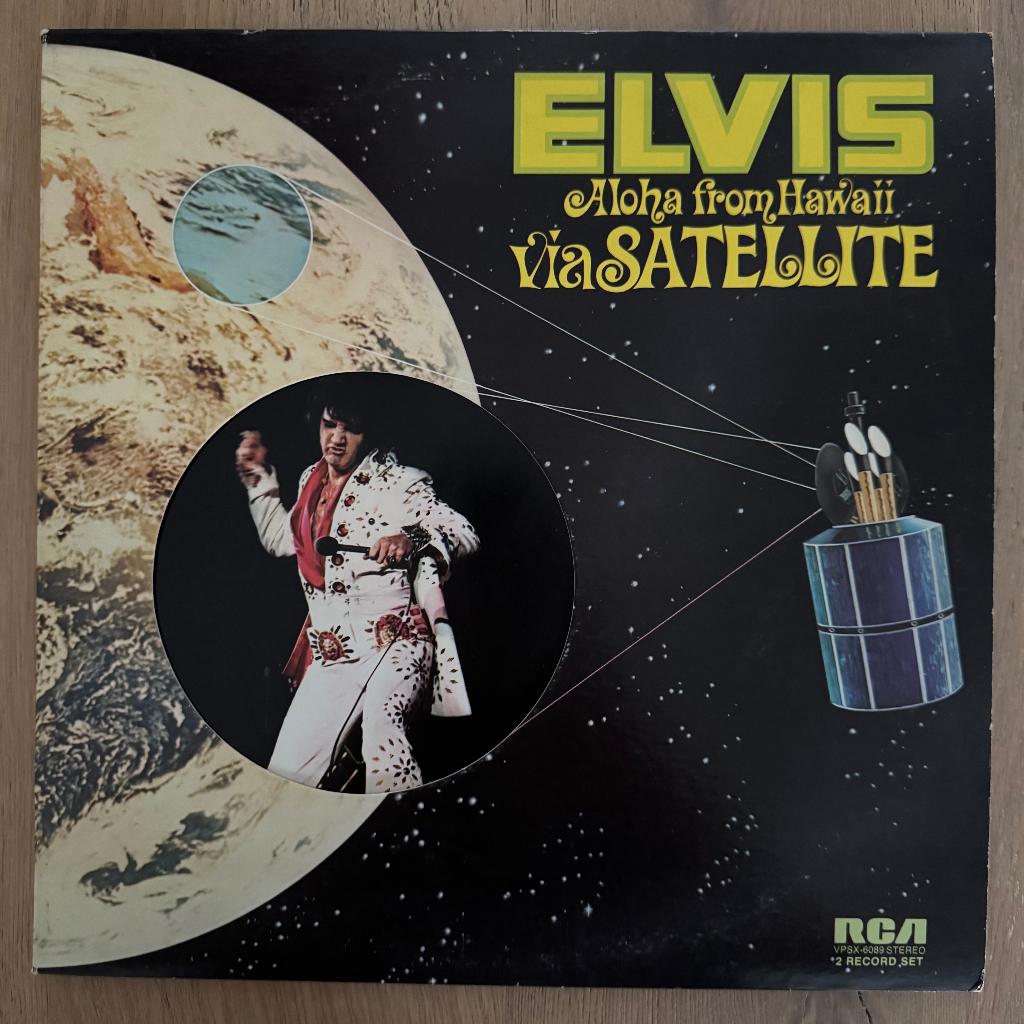 Elvis Quad LP - Aloha From Hawaii - USA 1973, Cd's en Dvd's, Vinyl | Rock, Gebruikt, Poprock, 12 inch, Ophalen of Verzenden