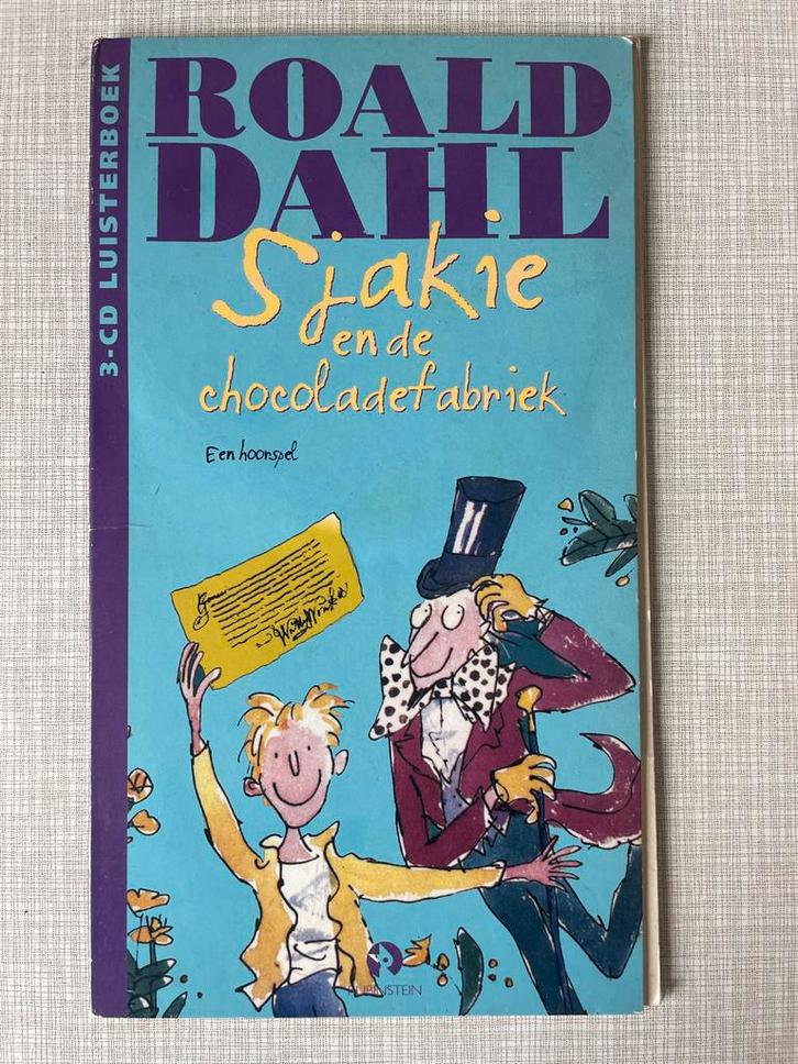 Sjakie en de Chocoladefabriek - Roald Dahl Luisterboek, Boeken, Luisterboeken, Cd, Kind, Ophalen of Verzenden