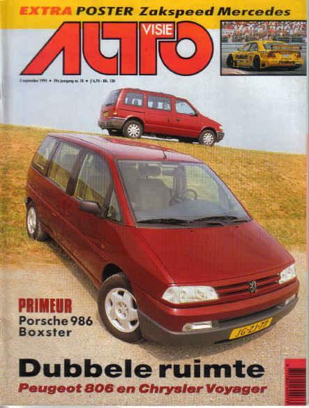 Autovisie 18 1994 : Citroen DS - Porsche Boxster - MGA MGB, Boeken, Auto's | Folders en Tijdschriften, Gelezen, Algemeen, Ophalen of Verzenden