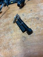 Knopcilinder zwart en aluminium set nieuw, Doe-het-zelf en Verbouw, Ophalen of Verzenden, Nieuw