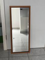 Spiegel met licht bruine houten lijst, Gebruikt, Ophalen