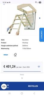 Vlizotrap 60 bij 110, Doe-het-zelf en Verbouw, Ladders en Trappen, Ophalen, Zo goed als nieuw, 2 tot 4 meter