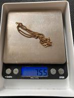 14K Gouden Ketting - 7,55 gram, 24cm, Sieraden, Tassen en Uiterlijk, Kettingen, Ophalen of Verzenden, Zo goed als nieuw, Goud