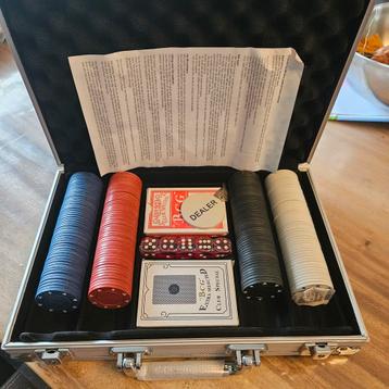 Poker Set in Aluminium Koffer beschikbaar voor biedingen