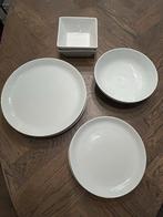 Wit Vivo servies - diner & ontbijtborden, kommen, schaaltjes, Huis en Inrichting, Keuken | Servies, Gebruikt, Ophalen of Verzenden