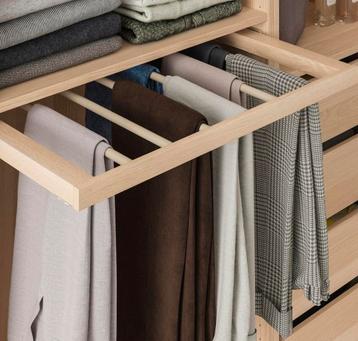 2 stuks Uitrekbare broekhanger ikea pax kast EIKEN 75x58cm - afbeelding 3