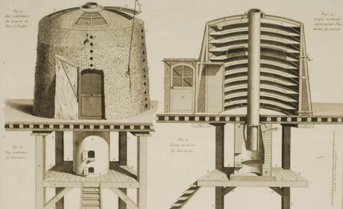 Kippen broederij - Antieke illustratie 19e eeuw, Verzamelen, Foto's en Prenten, Zo goed als nieuw, Voor 1940, Verzenden