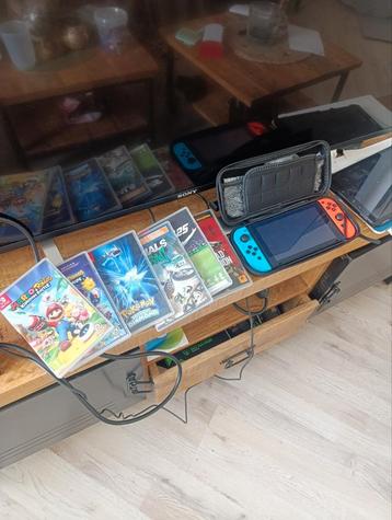 Zo goed als nieuwe Nintendo Switch met 6 games en 3 controll beschikbaar voor biedingen