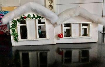 Kerststal met verlichting beschikbaar voor biedingen