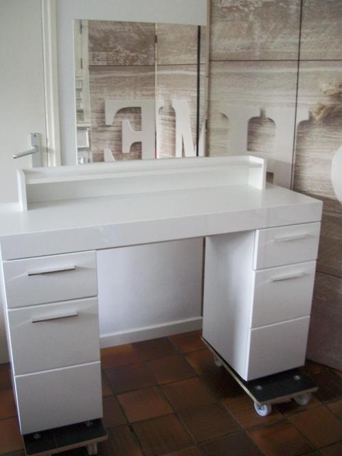 Kaptafel Make-uptafel met Spiegel Wit - 120 x 41 x 76  Nieuw, Huis en Inrichting, Tafels | Kaptafels, Nieuw, Minder dan 100 cm