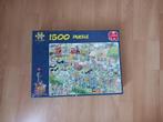 Jan van Haasteren Boerderij bezoek 1500 stukjes incompleet, Ophalen of Verzenden, 500 t/m 1500 stukjes, Zo goed als nieuw, Legpuzzel