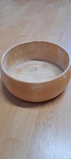 Houten fruitschaal of opbergschaal., Ophalen of Verzenden, Zo goed als nieuw, Rond, Hout