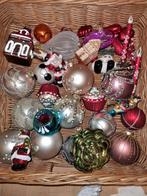 Kleurrijke Kerst ornamenten/ballen o.a. Vondels, Diversen, Kerst, Ophalen, Zo goed als nieuw