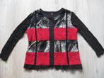 Aventures des toiles bijzonder mooi zwart rood vestje mt 40, Kleding | Dames, Maat 38/40 (M), Aventures des toiles, Ophalen of Verzenden