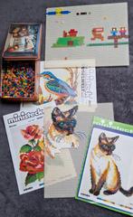 Ministeck in blik met voorbeelden en 2 grondplaten, Ophalen of Verzenden, Gebruikt, Box-set