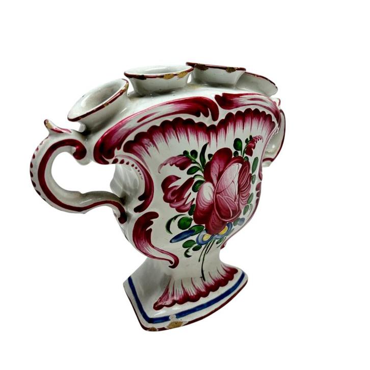 Antieke aardewerken tulpenvaas, Antiek en Kunst, Antiek | Vazen, Ophalen of Verzenden