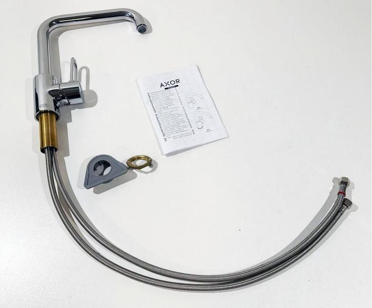 HANSGROHE AXOR UNO 1- GATS KEUKENKRAAN, Doe-het-zelf en Verbouw, Sanitair, Nieuw, Kraan, Chroom, Ophalen of Verzenden