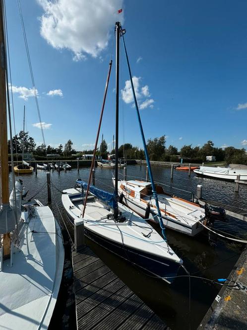 POLYVALK met trailer en 4 pk Yamaha buitenboordmotor, Watersport en Boten, Open zeilboten, Zo goed als nieuw, 6 meter of meer