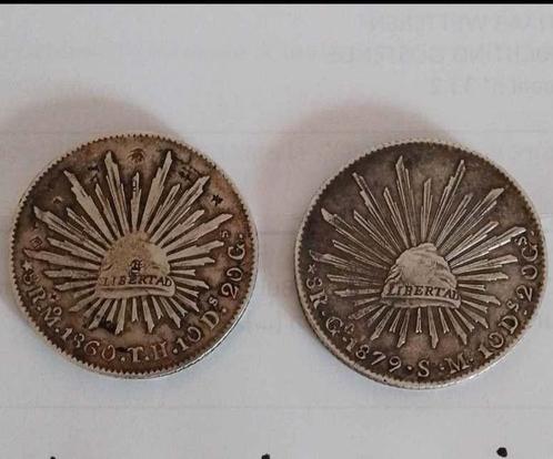 Rare zilver munt R.Mexico, Postzegels en Munten, Munten | Amerika, Zilver, Ophalen of Verzenden