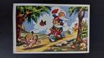 Steen, Hondje trekt de kabouters, sprookjesachtige kaart, Verzamelen, Ansichtkaarten | Themakaarten, Verzenden, 1940 tot 1960