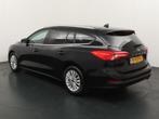 Ford FOCUS Wagon EcoBoost 125 pk Titanium X | El. a. klep |, 65 €/maand, Gebruikt, Zwart, Origineel Nederlands