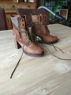Mustang dames veterboot - Cognac, Bruin, Lage of Enkellaarzen, Ophalen of Verzenden, Zo goed als nieuw