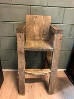 Kinderstoel - steigerhout, Ophalen of Verzenden, Zo goed als nieuw, Meegroeistoel