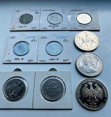 Lotje van 10 stuks oude munten beschikbaar voor biedingen